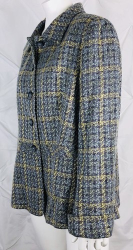 Avenue Women's Blazer Size 14/16 Collar Jacket Lined Cuffed Sleeves - Picture 4 of 10