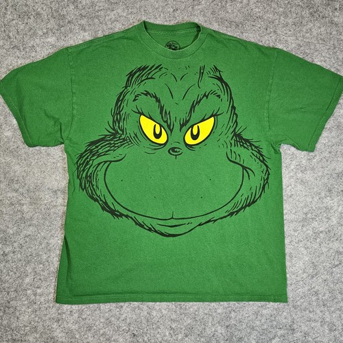 Dr Seuss The Grinch T Shirt Men's XL Whoville How The Grinch Stole Christmas
