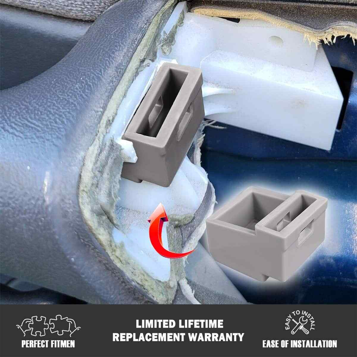 Kit Riparazione Clip Bracciolo Porta Auto Per Chevrolet Silverado, Tahoe, GMC Sierra, Yukon (2003-2007) – 2 Pezzi Neri