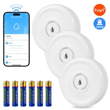 Smart Water Leak Sensor Detector APP Alarm 100dB WiFi Home Water Leak Detector