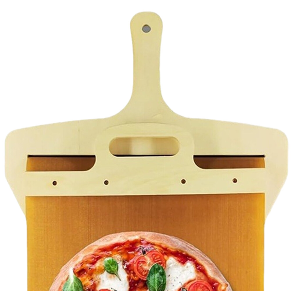Wooden Pizza Spatula Paddle Hanging Pizza Cutting Board for Indoor
