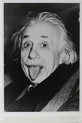 ALBERT EINSTEIN, Princeton, 1951 by Art Sasse,  Kunst-Postkarte 