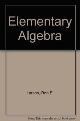 Elementary Algebra - Hardcover By Larson, Ron - GOOD