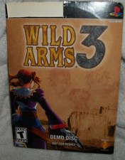 Wild Arms 3 DEMO DISC (Sony PlayStation 2) Tested Working