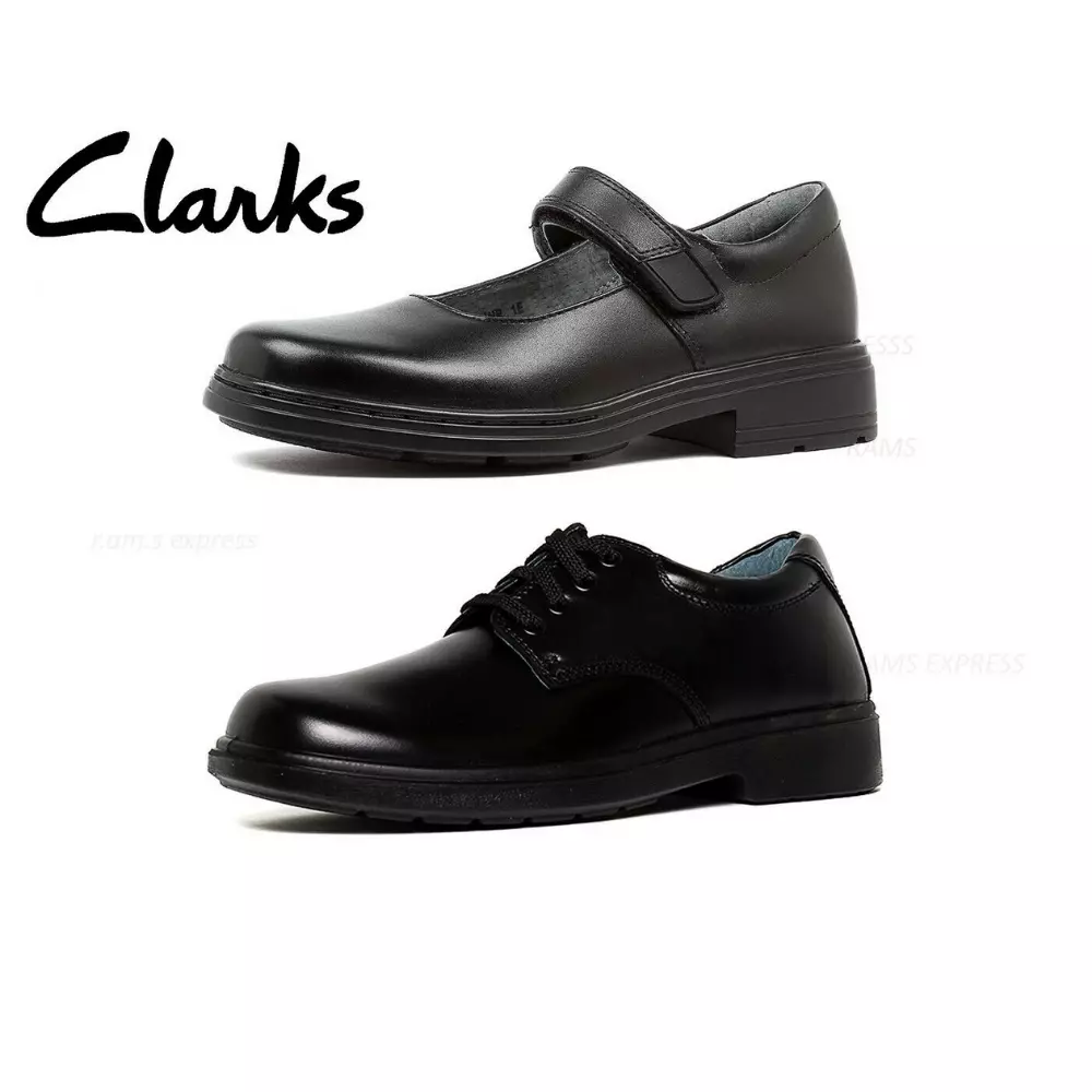 Boys black hotsell uniform shoes
