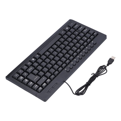 87 Keys English Arabic Wired Keyboard Ergonomic USB Office For Desktop Computer - Picture 6 of 18