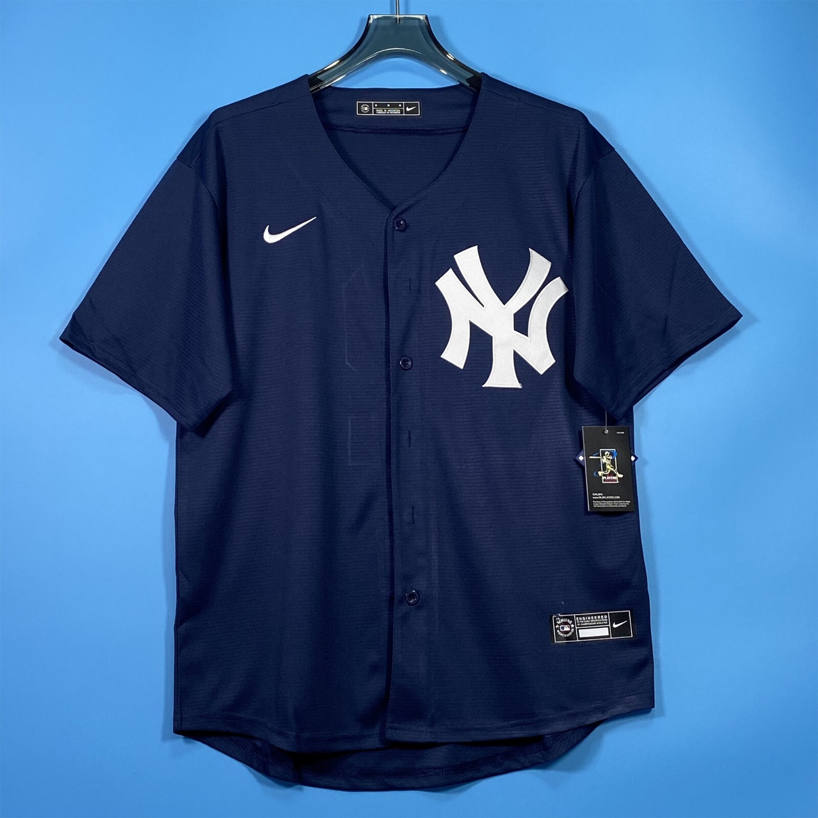Derek Jeter #2 Dark Blue Baseball Jersey Brand New Fan Jersey Sewn S-3XL
