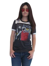 JOAN JETT BLACKHEARTS Rock Tour Ringer T-Shirt Women Jersey Size Small