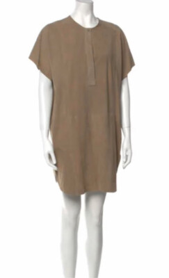 chinese dress ladies Vince Women's Leather Trim Shirt Dress, Black, XXS at Amazon Women's  Clothing store
