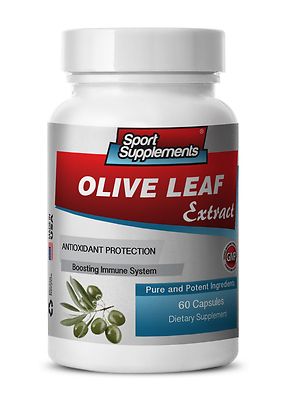 Blood Pressure Supplements - Olive Leaf Extract 500mg - Immune System Pills 1B
