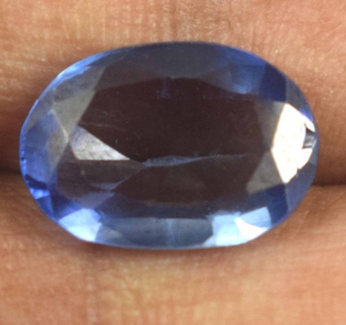 Natural Blue Maxixe Beryl 3.15 Ct/11 mm Oval Loose Gemstone Certified C5768 - Picture 7 of 7