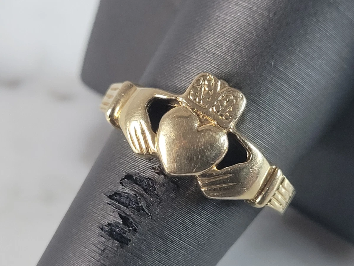 Irish claddagh shop ring mens