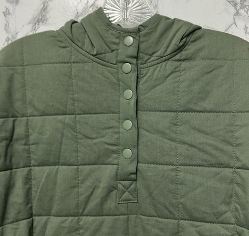 Art Class Kid’s Olive Green Quilted Pullover Jacket Size XL(14) - Picture 3 of 11