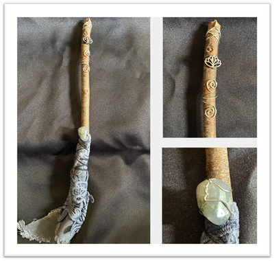 #ad Handcrafted wand for sacred ritual design #4 $44.93