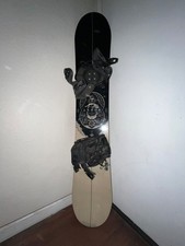 2018 Arbor Snowboard, Alpha Flow bindings, Black and white, Camber/Freestyle