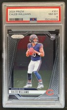 2024 Panini Prizm Caleb Williams RC Rookie #301 Bears PSA 8