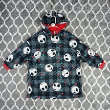 Nightmare Before Christmas Jack Skellington Hoodie Youth S/M Fleece Lounge