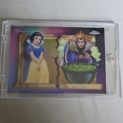 Topps Chrome Disney 2026 Snow White & Evil Queen FFR-1 29/50 Card