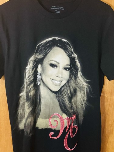 Mariah Carey 2023 Christmas Concert T-Shirt Women’s M Black Cotton Tour Dates - Picture 3 of 6