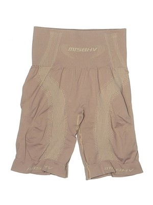 MISBHV Women Brown Athletic Shorts L