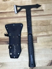 Estwing Black Eagle Tomahawk Axe w/ Sheath 15 1/2" Long Camping Hunting Survival