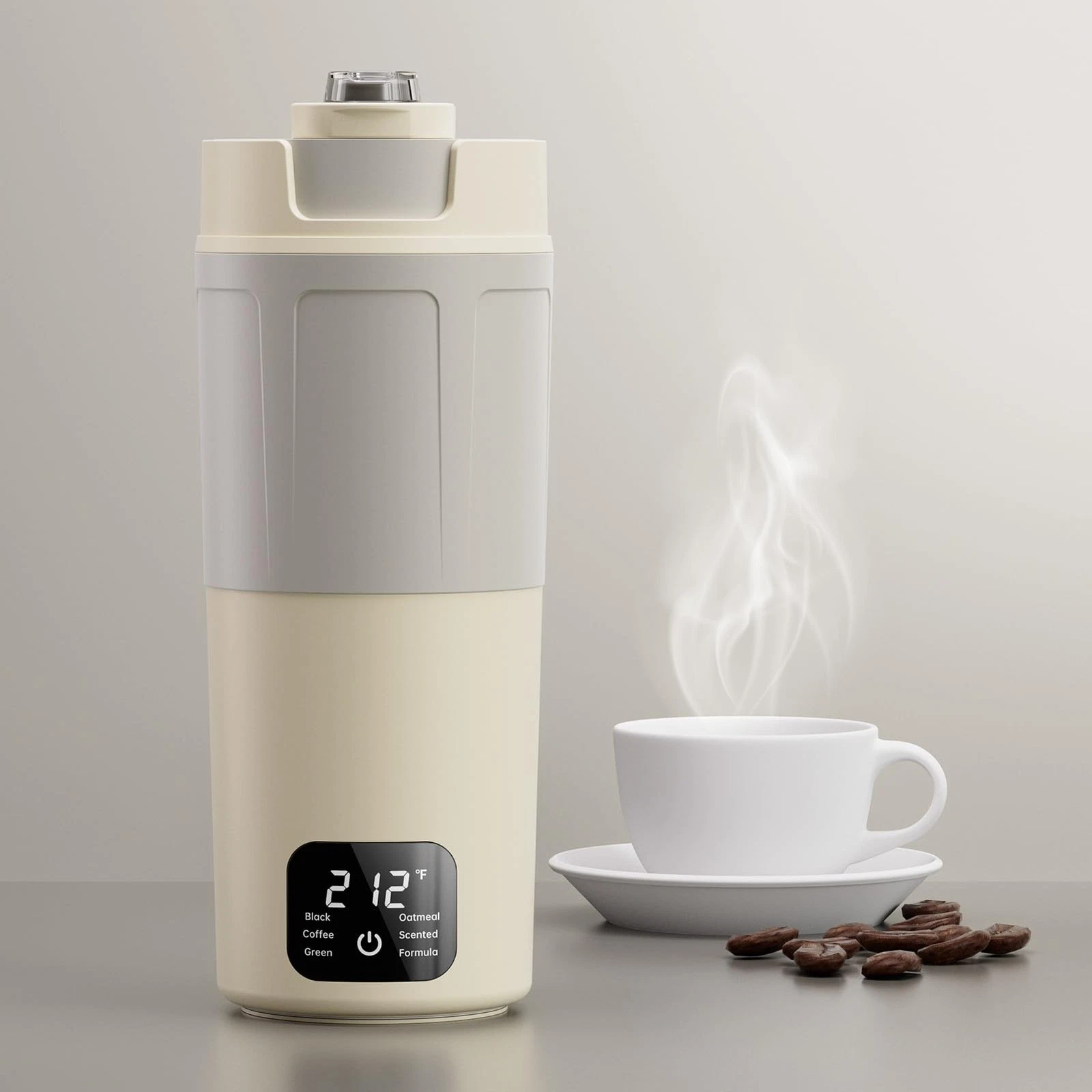 Dual Voltage Portable Electric Kettle Travel Hot Water for Tea,Coffee, 6 Temp...