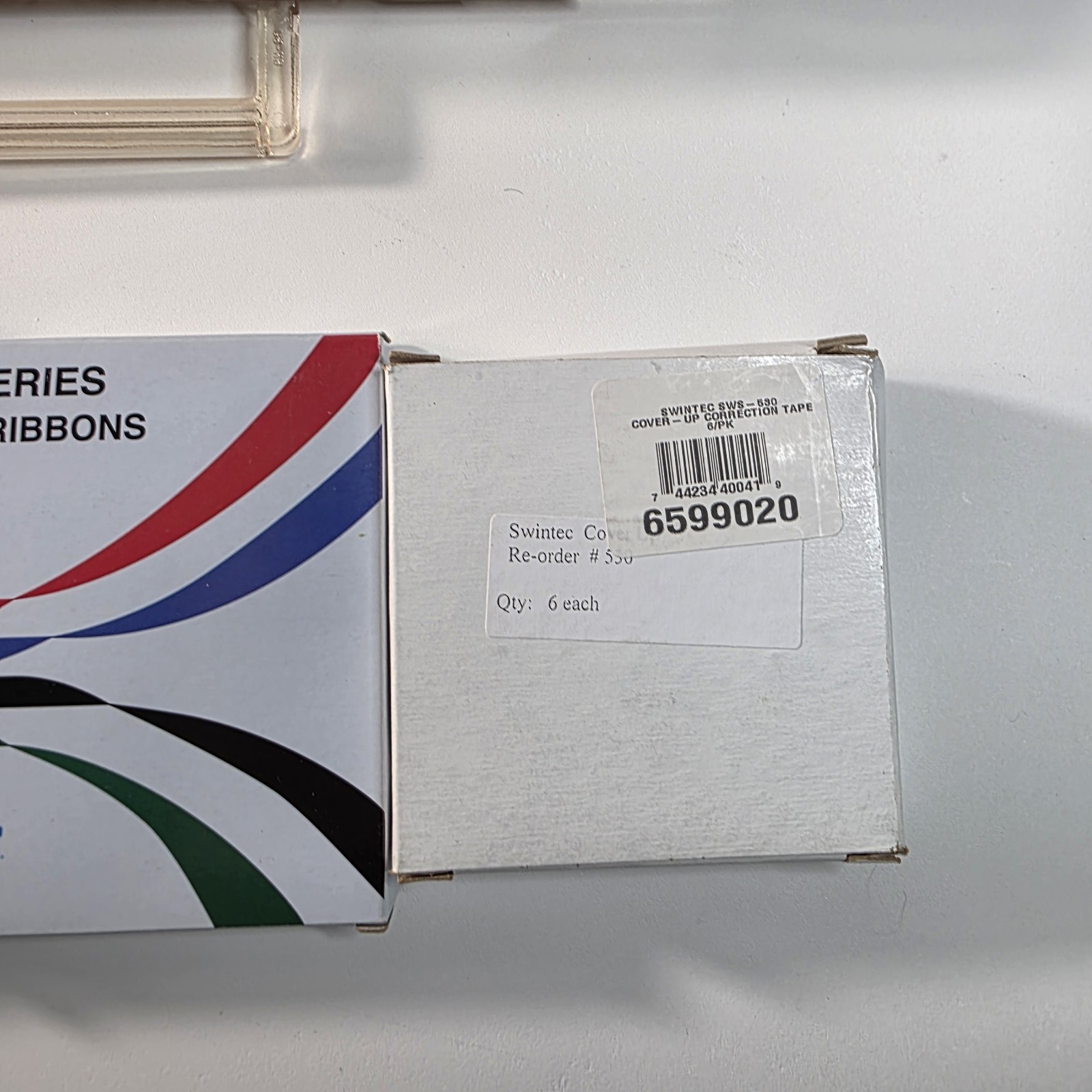 Swintec 2410CC Clear Transparent Electric Typewriter Word Processor W/Ribbons