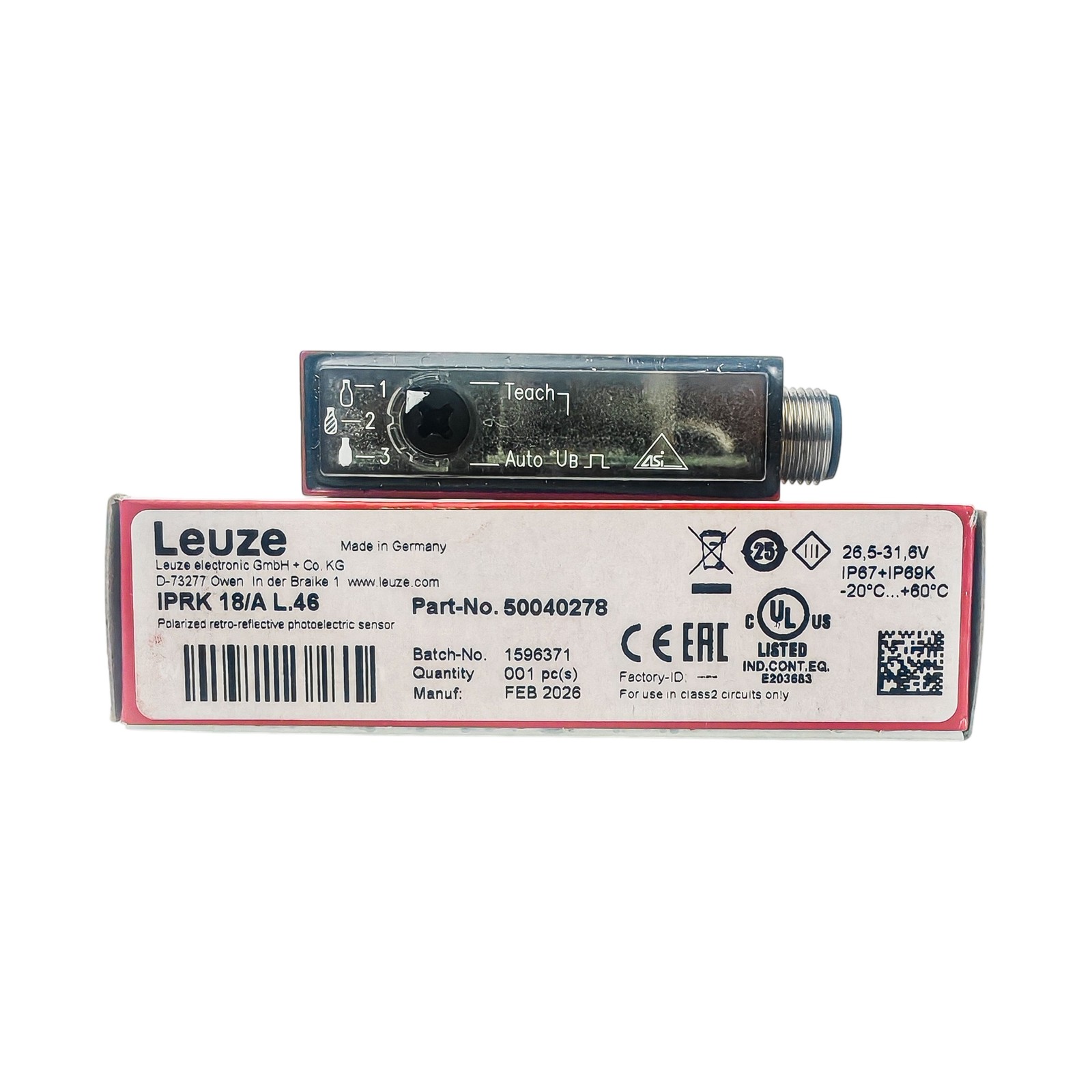 Leuze 18 / A L.46 Sensor IPRK New