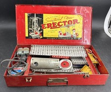 Vintage AC Gilbert No. 7 1/2 Engineers Electric Erector Set Mostly Complete