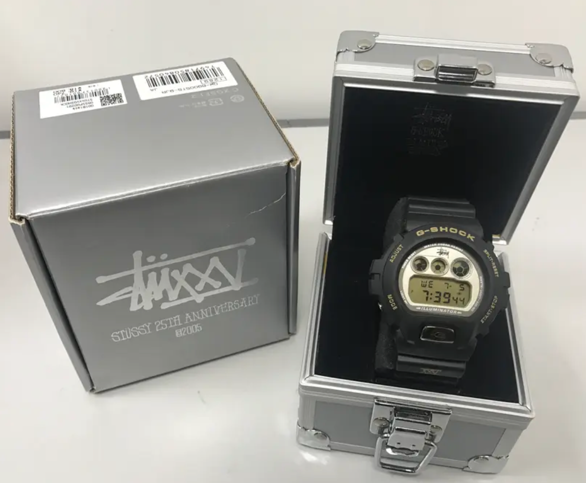 Casio G-Shock x Stussy 25th Anniversary DW-6900STS-9JR Limited Edition Brand New
