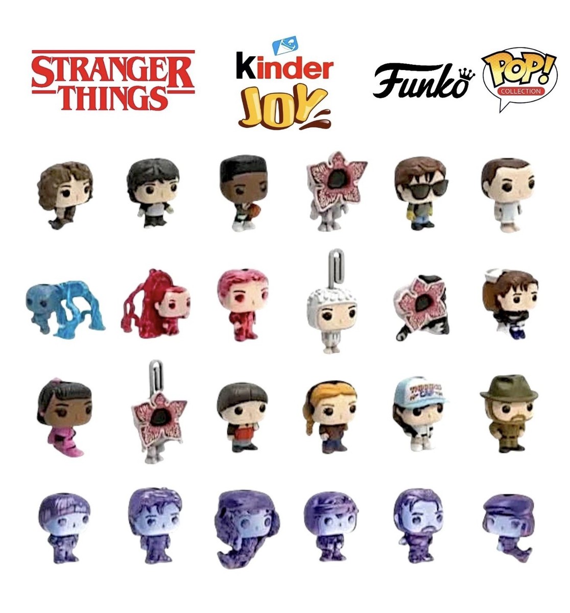 ストレンジャー・シングス キンダージョイ 3個セット Funko × 2 NEW Unopened 3-Pack Kinder Joy Surprise Funko Pop 