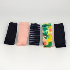 Epic Threads Bermuda Pull On Shorts Pink Blue Striped Tie Dye Lot of 5 Girls 5