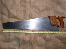 H. Disston & Sons Philada No.120 "Acme" Saw , 22'' Blade , 1876-1877