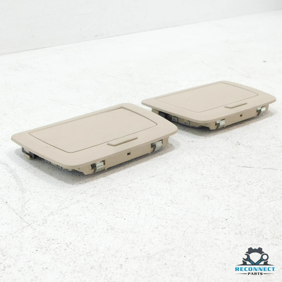 BMW 740Li 750Li F02 2009-2015 parasol trasero tocador conjunto de espejos de maquillaje OEM Foto 3 de 4