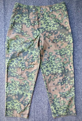 Vintage At The Front Waffen SS Spring Oak Camouflage Trousers/Big & Baggy/XXL