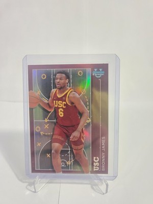 Bronny James PP-1 2023 Bowman Chrome University Prodigal Playmakers