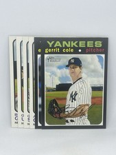 2020-22 Topps Heritage New York Yankees Lot of 6 Gerrit Cole Encarnacion Chapman