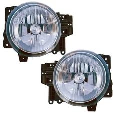 Headlights Front Lamps Pair Set for 07-14 Toy...