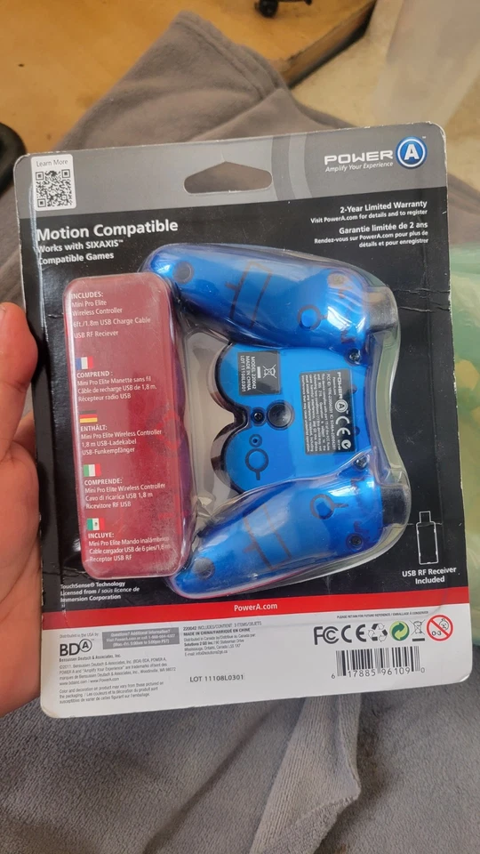 New PowerA Mini Pro Elite 220042 Wireless Controller For PlayStation 3 - Image 3 of 4