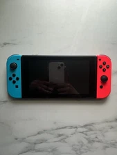 Nintendo Switch 32gb/128gb Handheld Console Bundle Neon Red Blue Joy-Cons