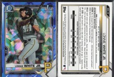2021 Bowman Chrome Draft Sapphire #BDC28 Lonnie White Jr. Pittsburgh Pirate