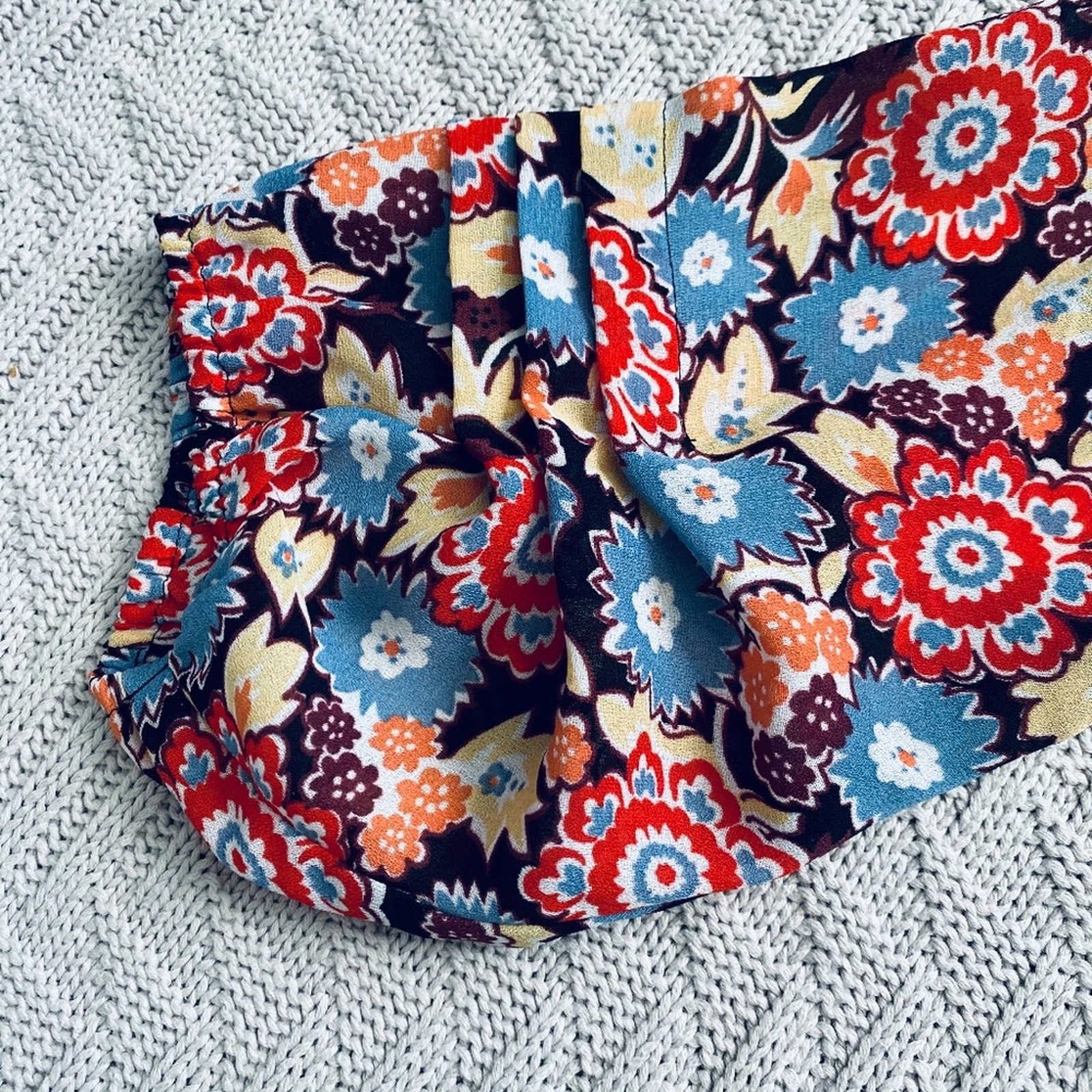 BCBGeneration red retro floral pattern dress - image 3