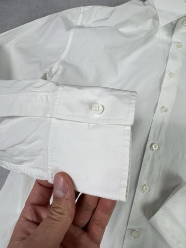 DSQUARED2 Men’s Shirt White Classic Button-Up Cotton Sz 54 Italian Dress - Picture 8 of 22
