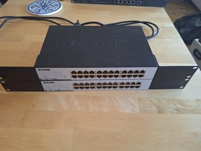 lot de 2 Commutateur réseau TP-Link-DGS-1100-24 - Photo 1/2