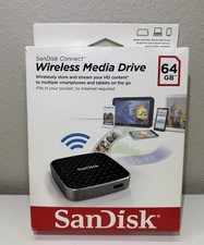 SanDisk Connect 64GB Wireless Media Drive  |  SDWS1-064G-A57 - NEW OPEN