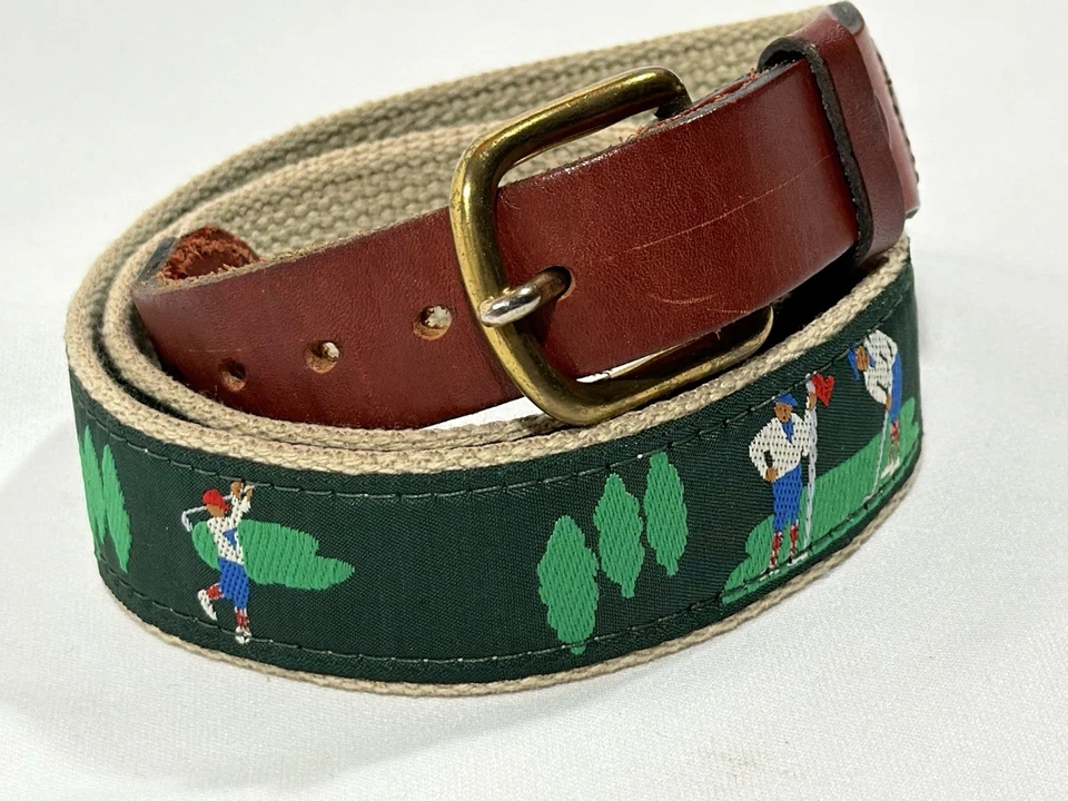 Leatherman LTD Cinturón Para Hombres 38 Duffer Golf Vestido Informal Multicolor Logo Foto 2 de 4