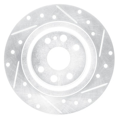 For Mazda Miata 01-05 Brake Rotor DFC Premium Drilled & Slotted Rear Passenger