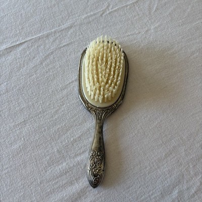 Antique Silver toned Hair Brush Estate Collection Sterling - Hair Brush – Chapel Farm Collection main image 2