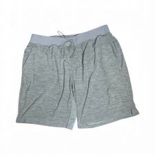 Men’s Lululemon T.H.E. Short Lined  9” XXL Heather  Allover Sea Salt Light Cast