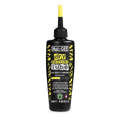 Muc Off Dry Kettenschmieröl auf Wachsbasis biologisch abbaubar Fahrradkettenöl für trockenes Wetter